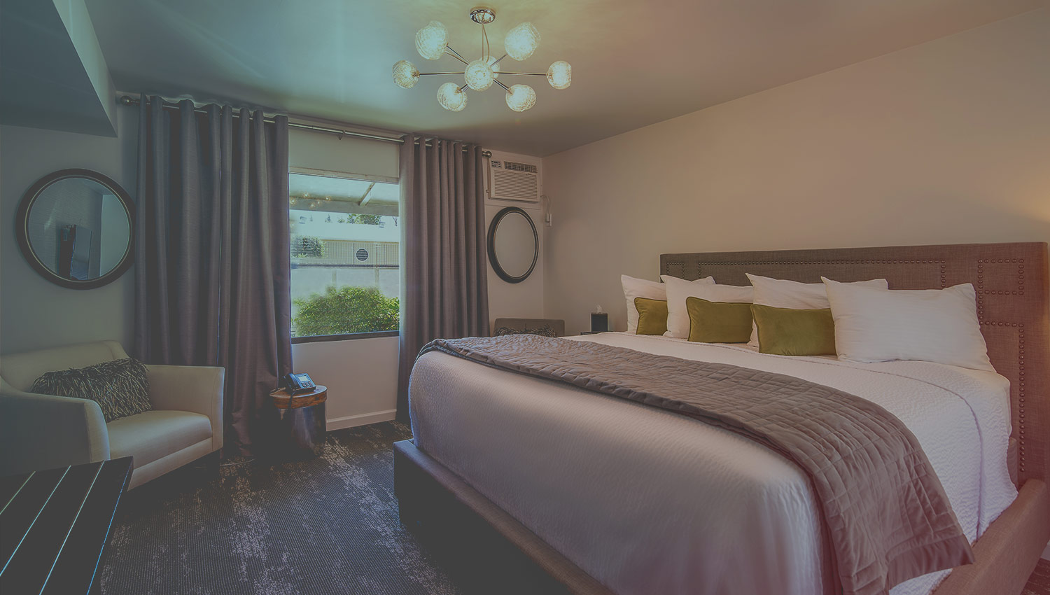 Relax in luxurious guest rooms at our eco-friendly boutique hotel